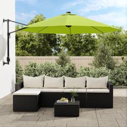 vidaXL green Wall-mounted Parasol Umbrella Garden Sun Sun