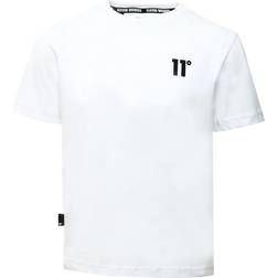 11 Degrees Junior Core Small Logo T-shirt - White