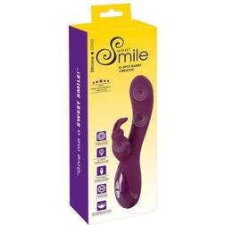 Sweet Smile Genopladelig 3-Motors Klitorisvibrator Med Arm