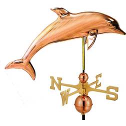 Good Directions Farmhouse Copper Dolphin Weathervane H