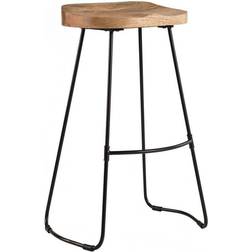 Home Natural Rombass Saddle Bar Stool