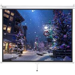 Yescom 72" 4:3 manual pull down projector screen movie tv vedio projection home theater