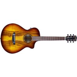 Breedlove Pursuit Exotic S Ce Myrtlewood Concertina Acoustic-Electric Guitar Tiger Eye