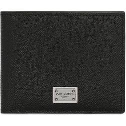 Dolce & Gabbana Leather Bifold Wallet - Black