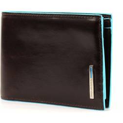 Piquadro Blue Herrenbrieftasche + RFID Mahagoni