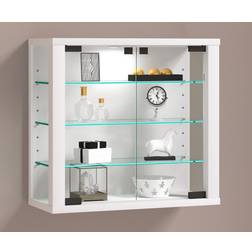 VCM Vægskab Vitrosa S Hvid 40 x 43 x d. 18 cm Vitrineskab
