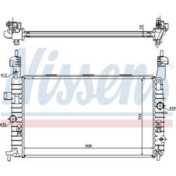 Kühler, Motorkühlung Nissens 63096