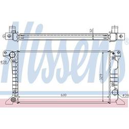 Kühler, Motorkühlung Nissens 62369A