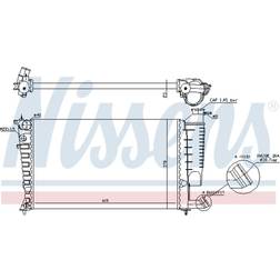 Kühler, Motorkühlung Nissens 61313