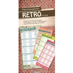 Photon Familienplaner Retro Kalender 2024