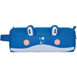 Herlitz Quattro Whale Soft pencil case Polyester Blue, Pink, White