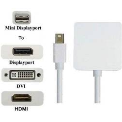 Fairline 0.2M MINI DISPLAYPORT TO DISPLAY PORT, ADAPTOR