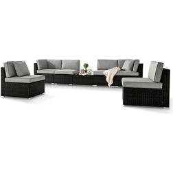 Orlando Black Garden Outdoor Sofa