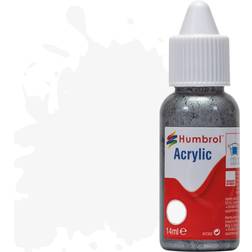 Humbrol Acrylic Dropper Bottles 14ml Gloss White