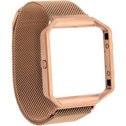 Aquarius Rose Gold Fitbit Blaze Metal