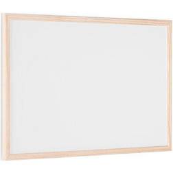 Bi-Office Basic Whiteboard Magnetic Surface Pine Wood Frame 60 x 40 cm