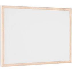 Bi-Office Tableau Blanc Magnétique 60 x 40 cm Avec 1 Marqueur et 2 Aimants