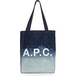 A.P.C. Lou Denim Logo Tote