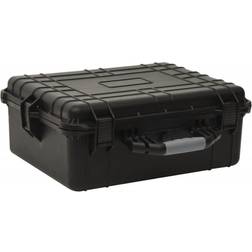 vidaXL Flugkoffer Tragbar Schwarz 55x43x21 Cm Pp