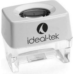 Ideal Tek 818-01 Loupe sur pied Grossissement: 8 x Lentille: Ø 24 mm blanc