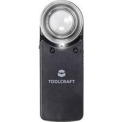 Toolcraft 1303080 Loupe à main avec éclairage LED Grossissement: 15 x Lentille: Ø 20 mm