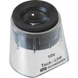 Schweizer Standlupe Tech-Line Vergr. 10x Fix Linsen-D.30mm Schweizer