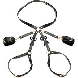 Strict Bondage Harness w/ Bows XL/2XL Black