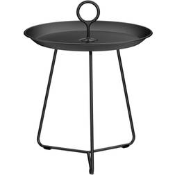 Houe D'appoint Eyelet Noir Métal Laqué Époxy Outdoor Side Table