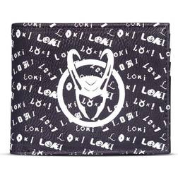 Marvel comics loki symbols & logos bi-fold wallet