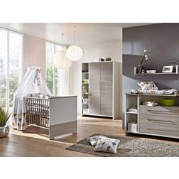 Schardt 2-tlg. Babyzimmer Eco Silber