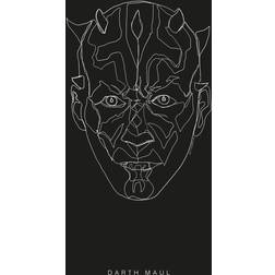 Komar Wandbild Star Wars Lines Dark