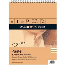 Daler Rowney Ingres Assorted Whites Pastel 16inchx12inch