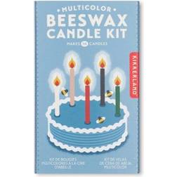 Kikkerland Diy Multicolor Beeswax Candle Kit Kerze