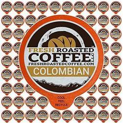 Fresh Roasted Coffee, Colombian Supremo, Medium Kosher, K-Cup