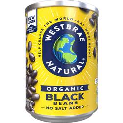 Westbrae Natural Organic Black Beans, No Salt Added, 25