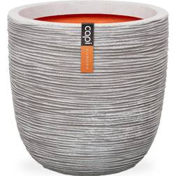 Capi Pot Boule Rib NL 43x41 cm Ivoire