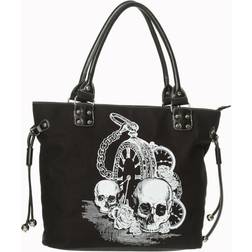 Banned Alternative Back In Black Handtasche schwarz