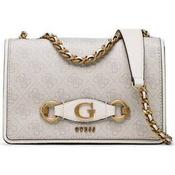 Guess sb865421 izzy mini bag handbag & shoulder strap woman logoed cream