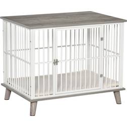 Pawhut Dog Crate, Style Pet Cage Kennel, Dog Soft