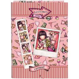 Santoro London Gorjuss Carousel Laksefarvet A4 26