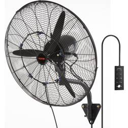 VEVOR Wall-Mount Misting Fan 24 Inch 3-speed 7000 CFM