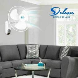 Simple Deluxe home quiet 3-speed plug-in oscillating