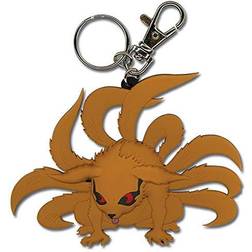 Naruto kurama nine tails fox keychain great eastern entertainment