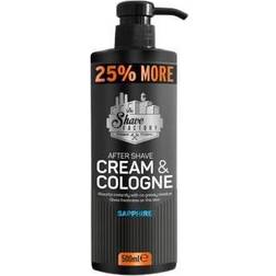 The Shave Factory Cream & Cologne Sapphire Aftershave 500Ml