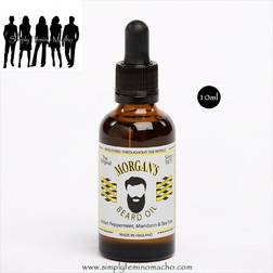 Morgan'S Beard Oil Indian Peppermint, Mandarin & Tea Tree 10Ml