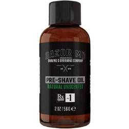 Razor MD Pre-Shave Oil Natural Unscented 56G