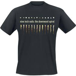 inch nails - the downward spiral black t-shirt, front & back print large