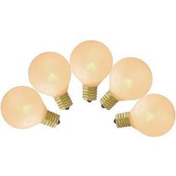 Northlight 10ct Pearl White G50 Globe Replacement Bulbs