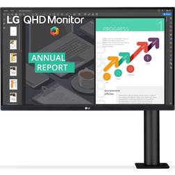 LG 27QN880P-B Platta PC Skärmar 68.6 cm 27 in 2560 x 1440 pixlar Quad HD