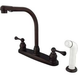 Kingston Brass KB715BL 8-Inch Centerset Kitchen Faucet Brown